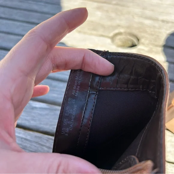 NATURALIZER Catherine Womens Faux Leather Block Heel Ankle‎ Boots size 8.5 - Picture 11 of 12